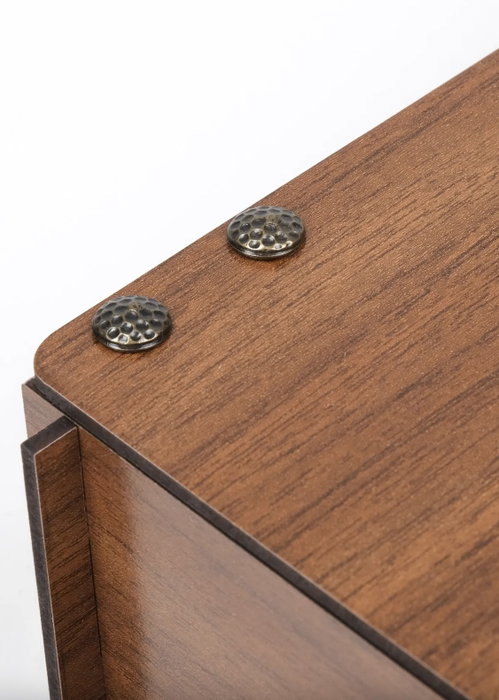 Hermia Organizador de Cocina d82, Organizador de Cocina de Madera Marrón, 32 x 22 x 8 cm